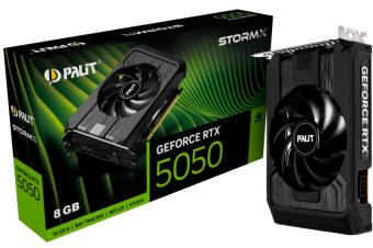 Видеокарта .8Gb PALIT RTX5050 STORMX (RTX5050) GDDR6 128-bit HDMI DP