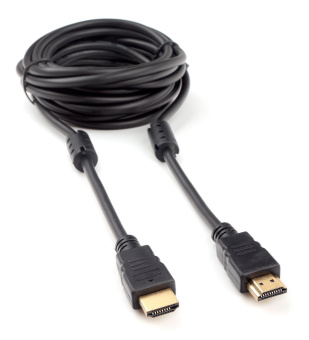 Кабель соединительный HDMI (m) < - > HDMI (m)  4.5м, ver 2.0, Cablexpert, ферритовые кольца, черный