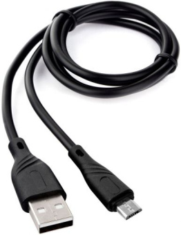 Кабель USB-A < - > microUSB, 1.0м, Cablexpert Classic 0.2, черный