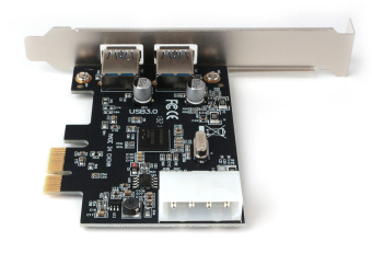 Контроллер PCI-E Gembird SPCR-01 (2*USB3.0_port)
