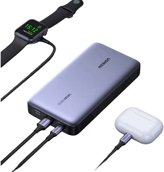 Внешний аккумулятор 25000 mAh_ UGREEN PB205, темно-синий