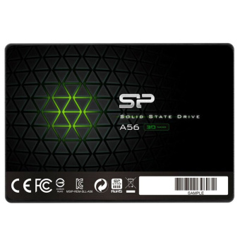 Накопитель SSD SATA 512Gb Silicon Power A56 (SATA, 560/530 Мбайт/сек)