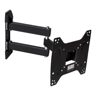 Крепление для телевизора Kromax DIX-24 (15"-55" макс.35кг настенный поворотно-выдвижной и наклон) Black