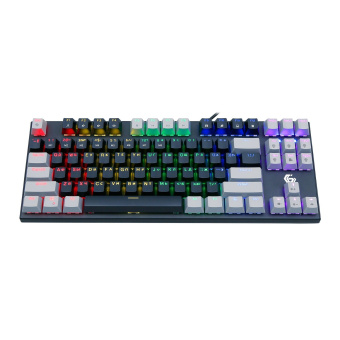 Клавиатура проводная Gembird KB-G600-1 Rainbow черный