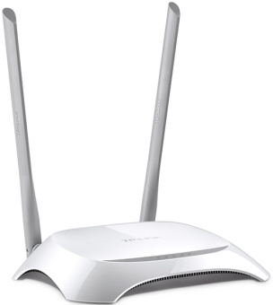 Wi-Fi роутер TP-Link TL-WR840N N300, 2.4 ГГц, 100 Мбит/с, белый