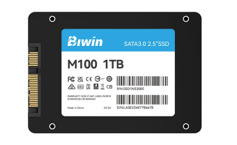 Накопитель SSD SATA 1Tb Biwin M100 Series (TLC 550/500 Мбайт/сек)
