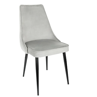 Кресло Бюрократ CH-K4 св.серый Holland 09 металл черный на ножках