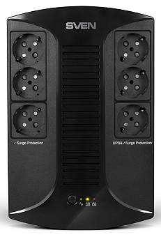 ИБП Sven UP-L1000E 510W, 1000VA, 6 eurosockets