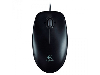 Мышь проводная Logitech M100 Optical USB Grey