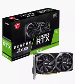 Видеокарта .8Gb MSI RTX 3050 VENTUS 2X XS 8G OC (RTX3050) GDDR6 128bit HDMI DP