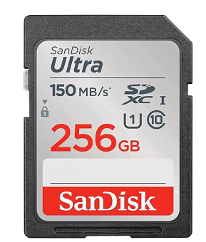 Карта памяти SD 256Gb SanDisk Ultra SDXC Class 10 UHS Class 1