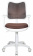Кресло Бюрократ CH-W797 (сетка/ткань, пруж.-винт. мех. качания, крест. пластик, до 100 кг) Коричневый