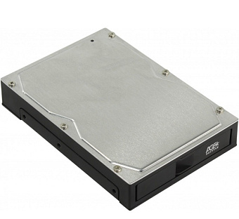 Мобильное шасси SATA AgeStar 3CB2A (Комплект для преобразования одного 2,5" SATA HDD в 3,5" SATA HDD) Black (черный)