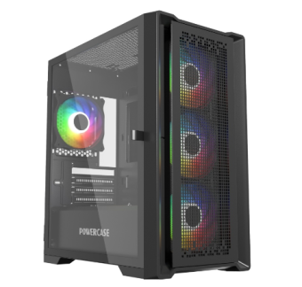 Корпус Powercase ByteFlow Micro mATX Bllack