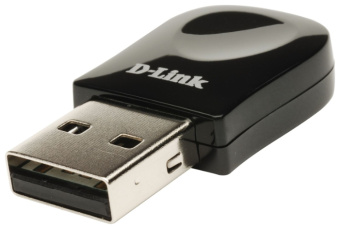 Сетевая карта USB2.0 D-Link DWA-131 (802.11b/g/n, до 300Mbps, 2.4GHz)
