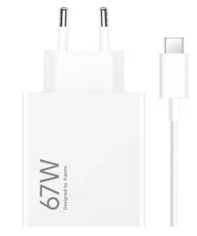 Сетевое зарядное устройство Xiaomi 67W HyperCharge Combo Type-A белый
