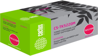 Картридж лазерный Cactus CS-TK5220M для Kyocera, 1200 стр. пурпурный