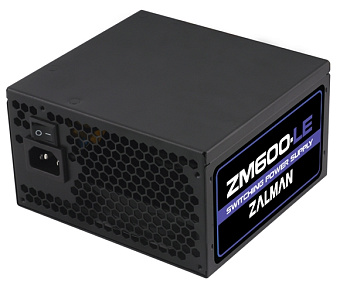 Блок питания .600W Zalman ZM600LE (120mm, 24+8pin, 2*6/8-pin, 3*IDE, 6*SATA, 1*FDD)