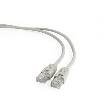 Кабель патч-корд .Patch cord кат.5e  3.0м, Cablexpert, многожильный, серый