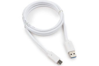 Кабель USB-A < - > USB-C, 1.8м, Гарнизон белый