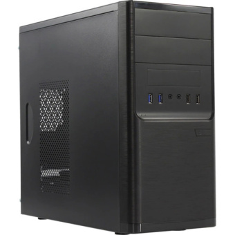 Корпус INWIN Powerman ES701 (Miditower,  2*USB2.0, 2*USB3.0, 450W, mATX, чёрный)