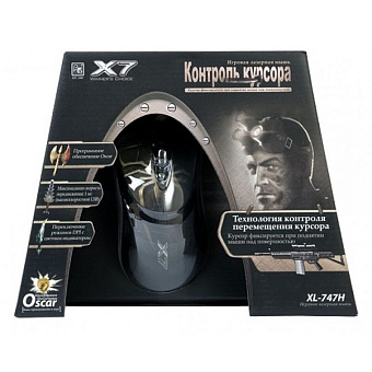 Мышь проводная A4Tech XL-750BH 3600dpi черный