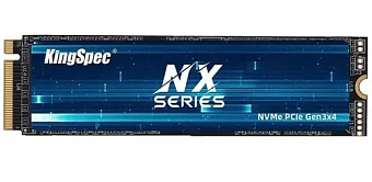 Накопитель SSD M.2 512Gb KingSpec NX-512 (PCI-E 3.0 x4, 3400/2500 Мбайт/сек)
