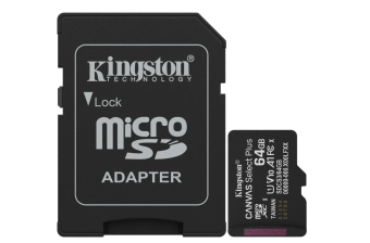 Карта памяти microSD .64Gb Kingston microSDXC Class 10 UHS-I U1 A1 V 10 Select Plus + SD адаптер 100