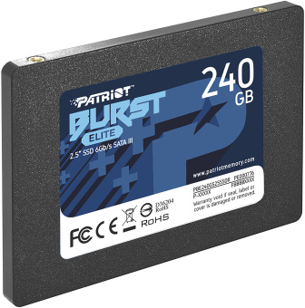Накопитель SSD SATA 240Gb Patriot Burst Elite (SATA3, 450/320 Мбайт/сек)