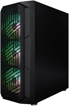 Корпус 1STPLAYER XF-BK-4F7 ARGB ATX чёрный