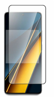 Защитное стекло для смартфона Xiaomi Redmi 12 | Xiaomi Redmi 13 | Poco M6 Pro - полноэкранное с рамкой