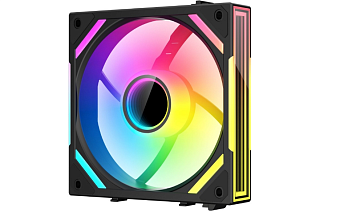 Вентилятор для корпуса 120mm XASTRA  FS120B ARGB 120x120x25мм Single Pack Black