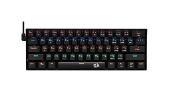 Клавиатура проводная Redragon Lakshmi Rainbow Black