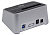 Док-станция AgeStar 3CBT2 (2.5"/3.5" HDD, e-SATA, блок питания) серебристый