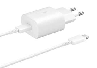 Сетевое зарядное устройство Samsung EP-TA800 25W USB-C White (с кабелем)
