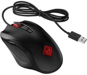 Мышь проводная HP OMEN 600 (RGB-подсветка12000 dpi cистема регулировки веса) USB