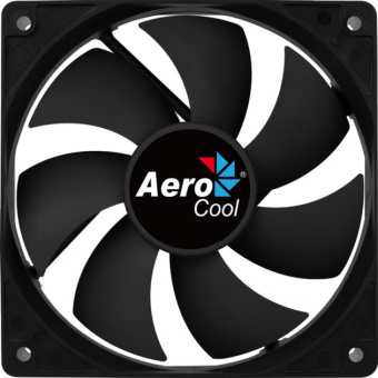 Вентилятор для корпуса 120mm Aerocool Force 12 PWM (4pin, 120х120х25мм, 23.7дБ, 500-1500об/мин) Blac