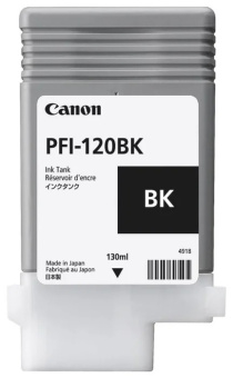 Картридж струйный Canon PFI-120BK для TM-200/TM-205/TM-300/TM-305, черный