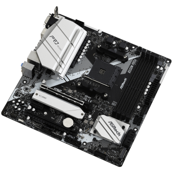 Материнская плата Socket AM4 ASRock B550M PRO4 (B550) 4*DDR4 1*PCI-Ex1 2*PCI-Ex16 SATA M.2 USB-C HDMI VGA DP mATX