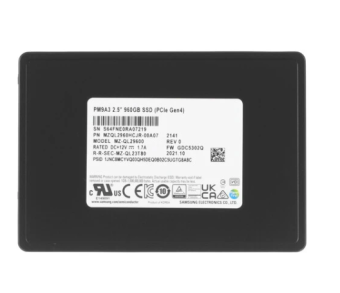 Накопитель SSD M.2 .960Gb Samsung PM9A3 (PCI-E 4.0 x4, 6500/1500 Мбайт/сек)
