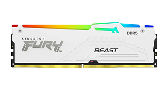 Модуль памяти DDR5 16Gb 5200MHz Kingston Fury Beast RGB