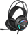 Наушники проводные Defender Dexter RGB, USB, jack 3.5 мм, черный