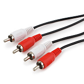 Кабель аудио-видео 2RCA (m) < - > 2RCA (m)  7.5м, Cablexpert