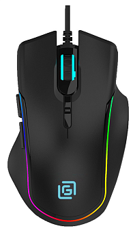 Мышь проводная Оклик 729G LABYRINTH черный