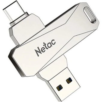 Флешка 32Gb Netac U782C USB3.0+TypeC, металлическая