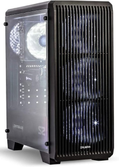 Корпус Zalman S2 TG (MidiTower, 2*USB2.0, 1*USB3.0, Tempered Glass, ATX, без БП) чёрный
