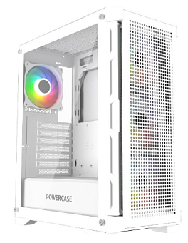 Корпус Powercase Ultimate ARGB ATX White
