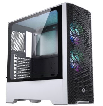Корпус MagniumGear NEO Air (Mid-Tower, 2х120mm D-RGB Fan) White