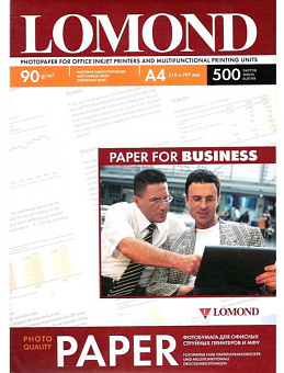 Бумага Lomond [A4] матовая,  90гр/м2, 500л