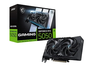 Видеокарта .8Gb MSI RTX 5050 8G GAMING OC (RTX5050) GDDR6 128-bit HDMI DP
